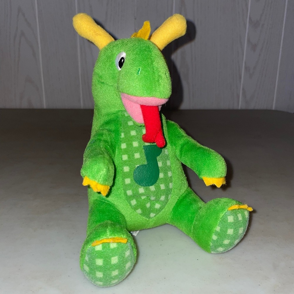 Baby Einstein Musical Sounds Symphony Pals Green Dragon 8" Plush 2004 Works